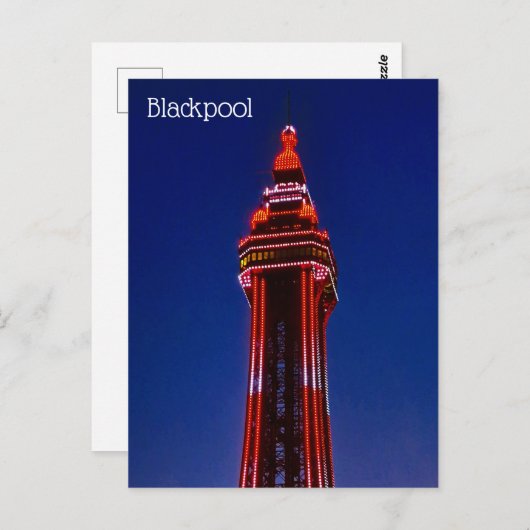 Blackpool Tower Postcard Postkarte (Vorne/Hinten)