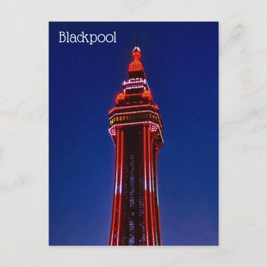 Blackpool Tower Postcard Postkarte (Vorderseite)
