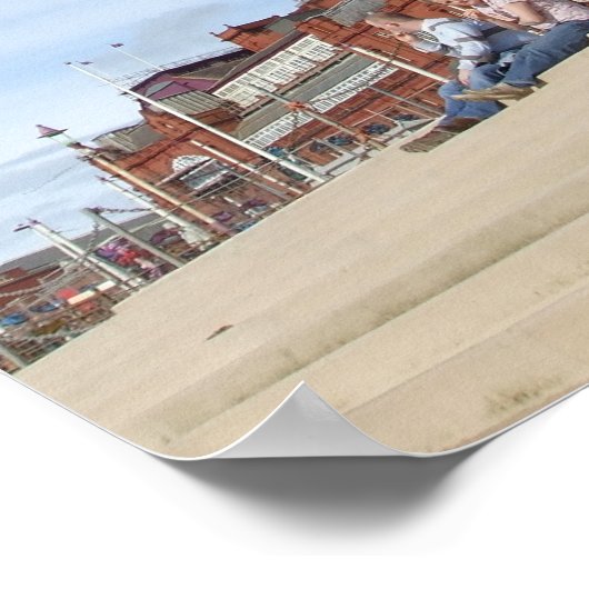 Blackpool Tower Poster (Ecke)