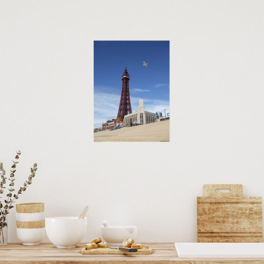 Blackpool Tower Poster (Küche)