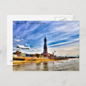 Blackpool Tower Postkarte (Vorne/Hinten)