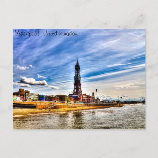 Blackpool Tower Postkarte (Vorderseite)