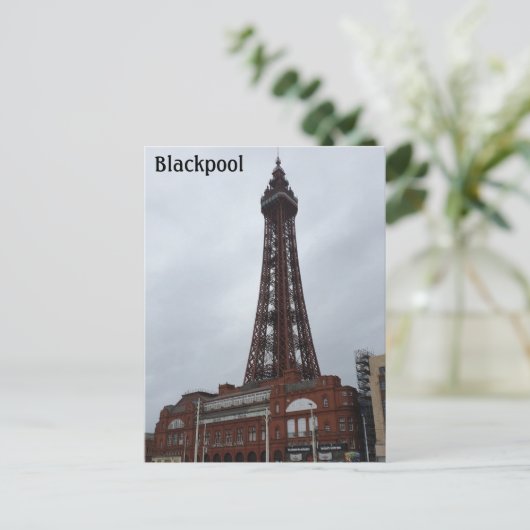Blackpool Tower Postkarte (Stehend Vorderseite)