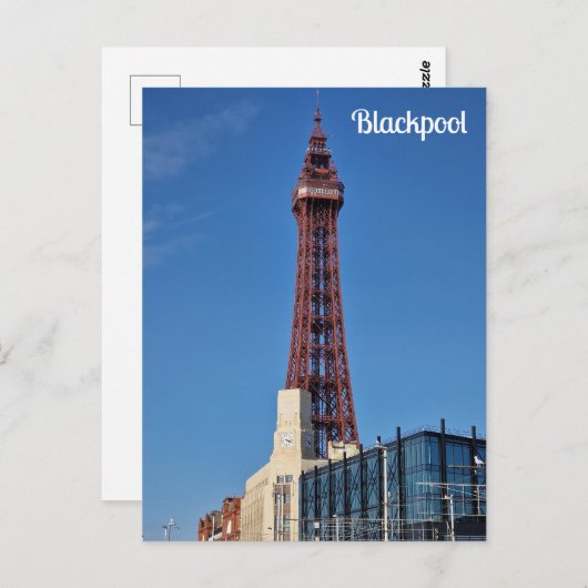 Blackpool Tower Postkarte (Vorne/Hinten)