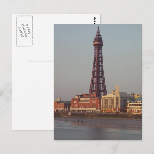 Blackpool Tower Postkarte (Vorne/Hinten)