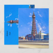 Blackpool Tower Postkarte (Vorne/Hinten)