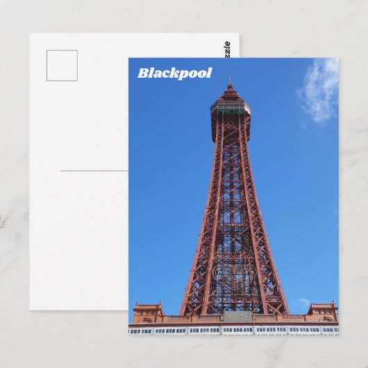 Blackpool Tower Postkarte (Vorne/Hinten)