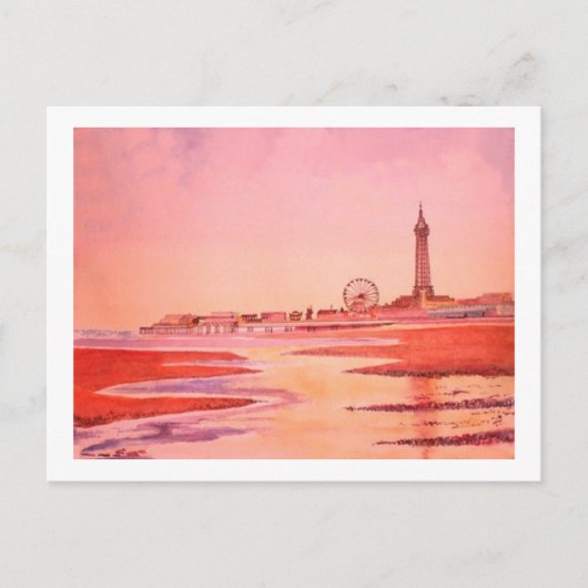 Blackpool Tower. Postkarte (Vorderseite)
