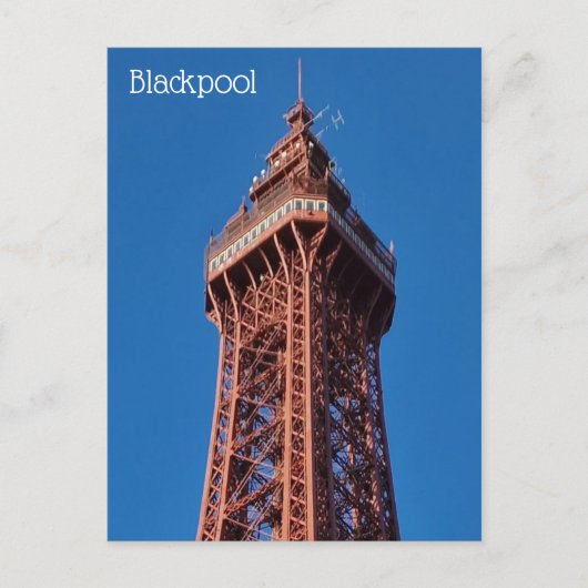 Blackpool Tower Postkarte (Vorderseite)
