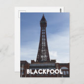Blackpool Tower Postkarte (Vorne/Hinten)