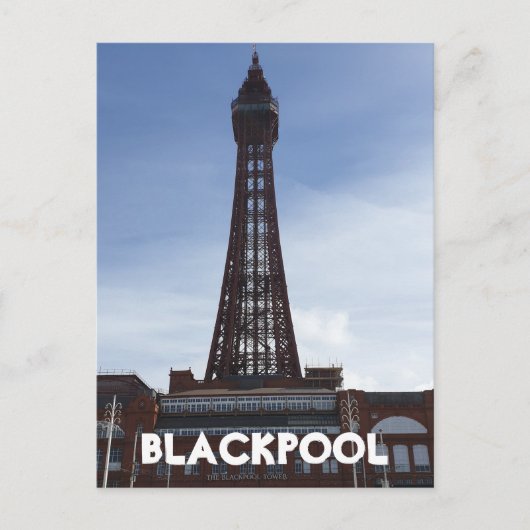 Blackpool Tower Postkarte (Vorderseite)