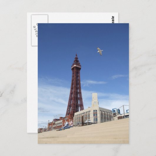 Blackpool Tower Postkarte (Vorne/Hinten)