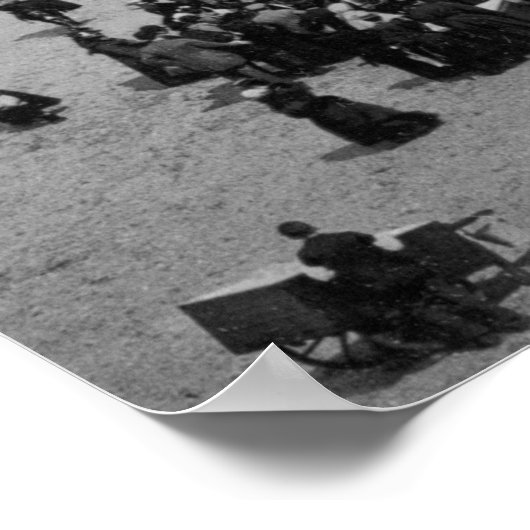 Blackpool Tower & Promenade, England c 1905 Poster (Ecke)