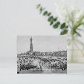 Blackpool Tower & Promenade, England ca. 1905 Postkarte (Stehend Vorderseite)