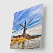 Blackpool Tower Quadratische Wanduhr (Winkel)