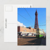 Blackpool Tower. Reise-Postkarte, 2018 Postkarte (Vorne/Hinten)
