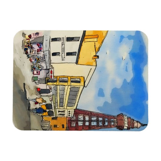 Blackpool Tower Seaside Magnet (Horizontal)