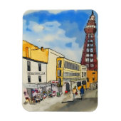 Blackpool Tower Seaside Magnet (Vertikal)