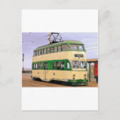 Blackpool Tram Postkarte (Vorderseite)