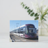 Blackpool Tram Postkarte (Stehend Vorderseite)