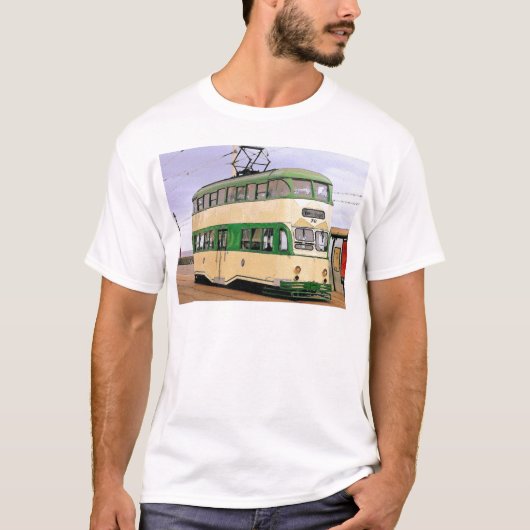 Blackpool-Tram T-Shirt (Vorderseite)