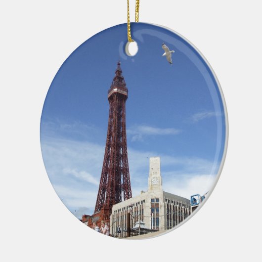 Blackpool-Turm Keramikornament (Links)