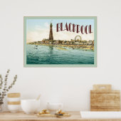 Blackpool ~ Vintage Travel Poster (Küche)