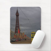 BLACKPOOLturm UND -TRAM Mousepad (Mit Mouse)