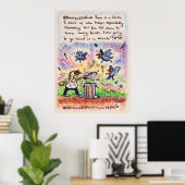 @BlackpuddleRock's irkafirka print Poster (Heimbüro)