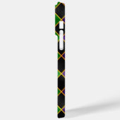 BLACKPURPLE GREEN GOLD MARDI GRAS DIAMOND PATTER Case-Mate iPhone HÜLLE (Rückseite / Links)