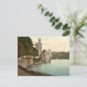 Blackrock Castle, Irland, 19. Jahrhundert Postkarte (Stehend Vorderseite)