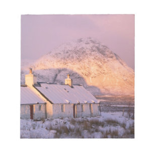 Blackrock Cottage, Glencoe, Highlands, Schottland Notizblock