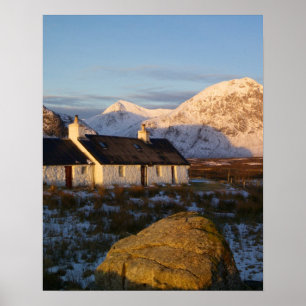 Blackrock Cottage, Glencoe, Highlands, Schottland Poster
