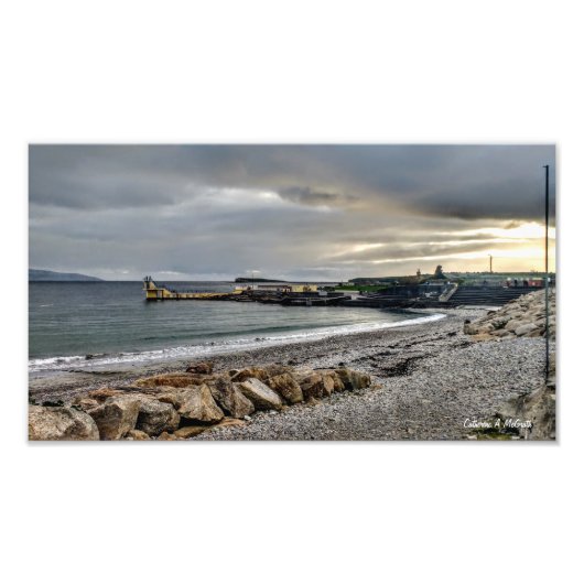Blackrock Diving Board, Salthill, Galway Fotodruck (Vorne)