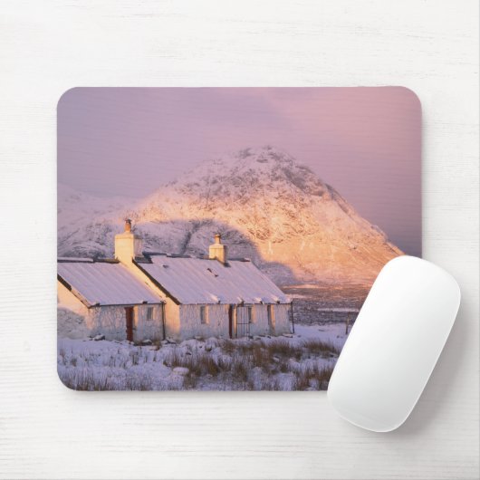 Blackrock Hütte, Glencoe, Highlands, Schottland 2 Mousepad (Mit Mouse)