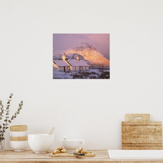 Blackrock Hütte, Glencoe, Highlands, Schottland 2 Poster (Küche)