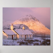 Blackrock Hütte, Glencoe, Highlands, Schottland 2 Poster (Vorne)