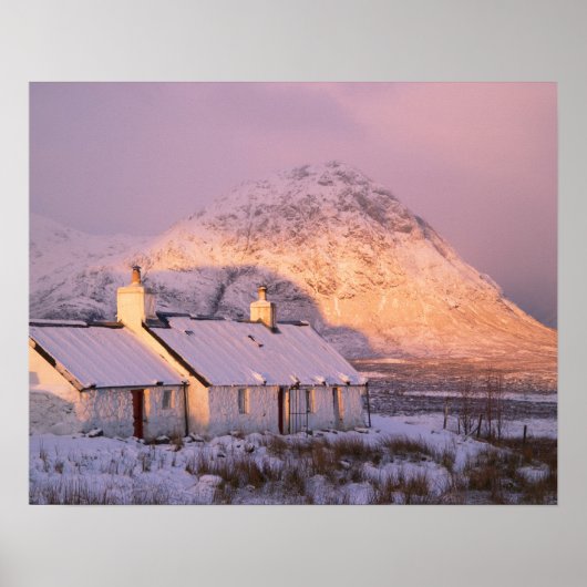 Blackrock Hütte, Glencoe, Highlands, Schottland 2 Poster (Vorne)
