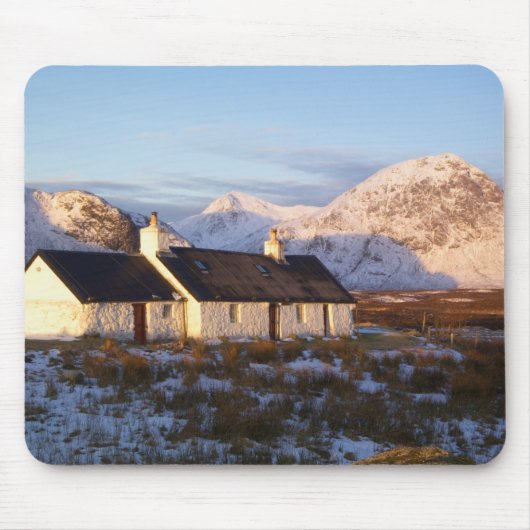Blackrock Hütte, Glencoe, Highlands, Schottland Mousepad (Vorne)