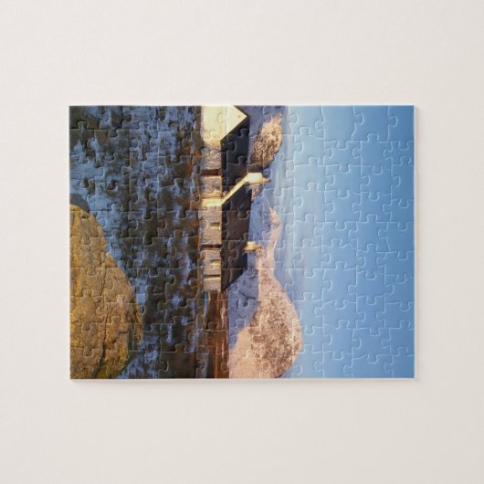 Blackrock Hütte, Glencoe, Highlands, Schottland Puzzle (Horizontal)