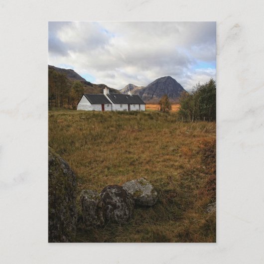 Blackrock Hütte, Glencoe, Schottland Postkarte (Vorderseite)