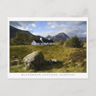Blackrock-Hütte, Schottland Postkarte