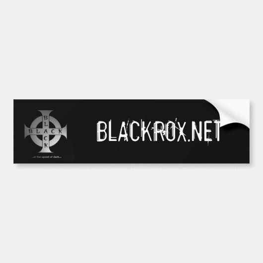 BLACKROX.NET Autoaufkleber (Vorne)