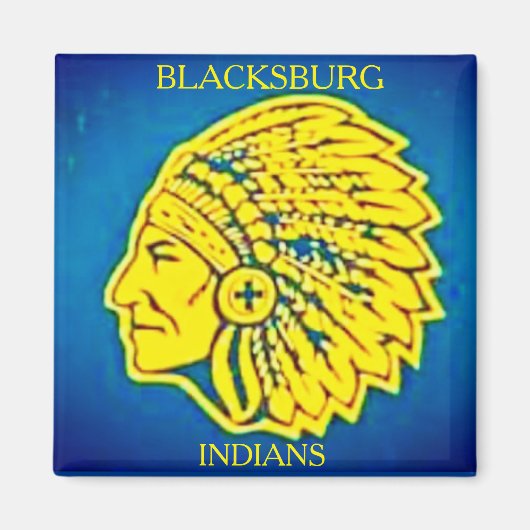 ,Blacksburg High School~Amerikanischen Ureinwohner Magnet (Vorne)