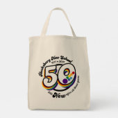 Blacksburg New School feiert 50. Tote Bag Tragetasche (Rückseite)
