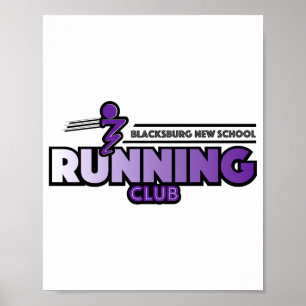 Blacksburg New School Laufclub Poster