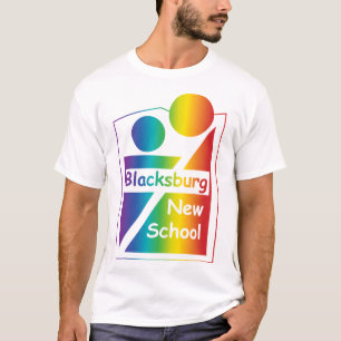 Blacksburg New School Retro Design T-Shirt