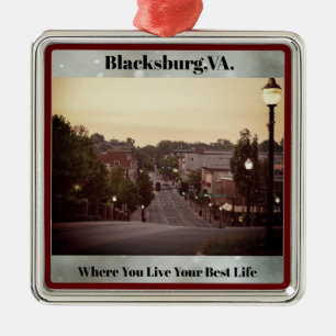 Blacksburg, VA.Weihnachtsschmuck Ornament Aus Metall