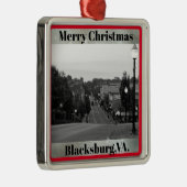 Blacksburg, VA.Weihnachtsschmuck Ornament Aus Metall (Rechts)