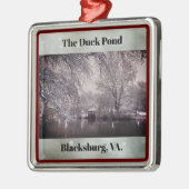 Blacksburg, VA.Weihnachtsschmuck Ornament Aus Metall (Links)